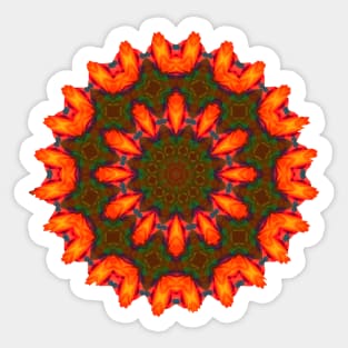 Fractal abstract pattern design Sticker